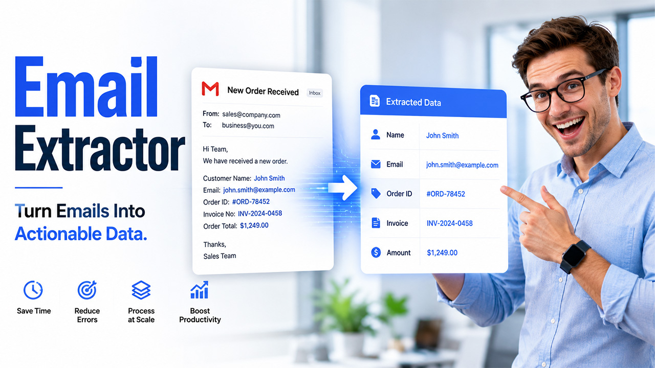 Email Extractor for automated business data extraction