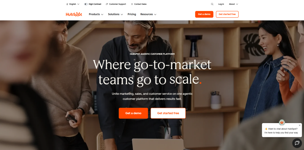 HubSpot email marketing services for marketing and sales teams