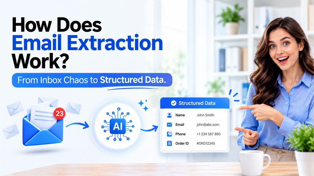 How email extraction works to collect and organize data