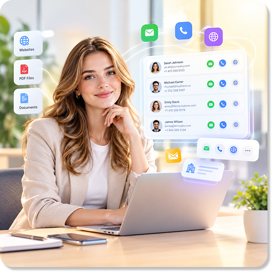 MailsExtract helping find emails and business contact details