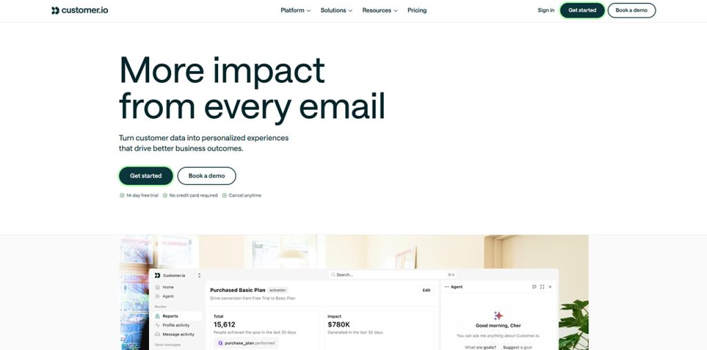 Email Marketing Automation Tools featuring Customer.io