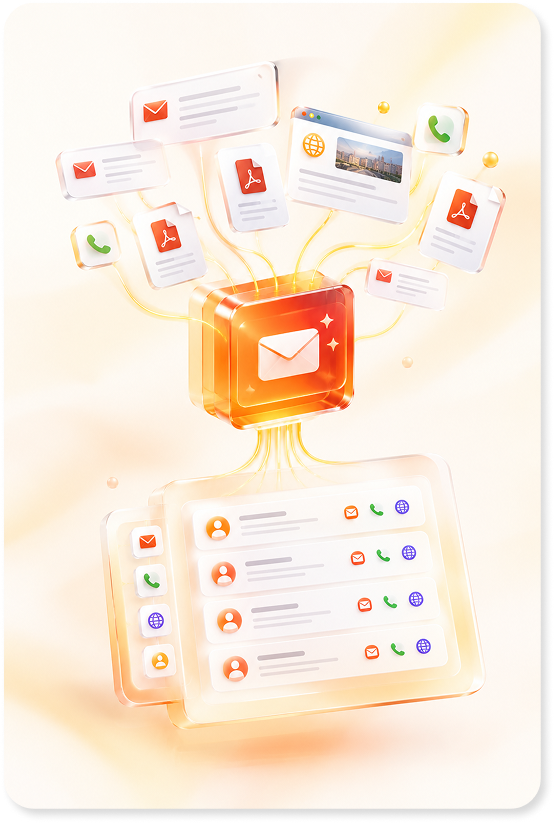 MailsExtract extracting emails, phone numbers and contact details from websites, PDFs and documents